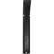 Ekena Millwork Nevio Wrought Iron Bracket, (Triple center brace), Powder Coated Black 2"W x 10"D x 12"H BKTM02X10X12TNE - alternate 2